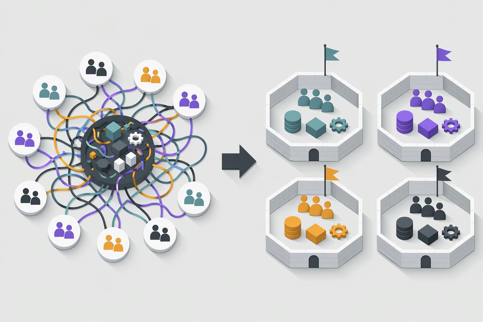 NestJS Domain Driven Modularization illustration
